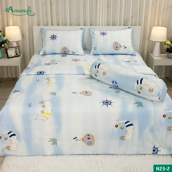 Chăn ga gối cotton satin