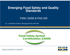 ISO 22000:2008 do BSI Anh Quốc cấp