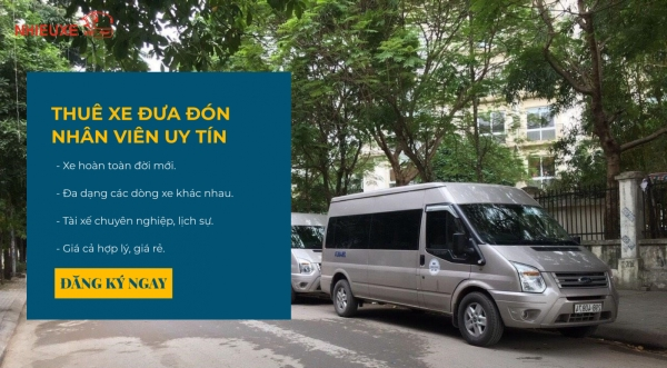 Dịch vụ thuê xe đưa đón nhân viên