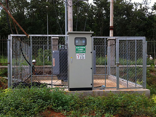 Thi công trạm biến áp 2000kAV