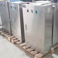 Vỏ tủ phân phối bằng inox xước