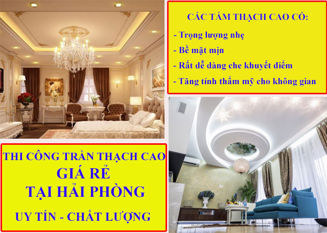 Dịch vụ đóng trần thạch cao