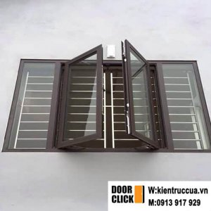 Cửa sổ mở quay nhôm