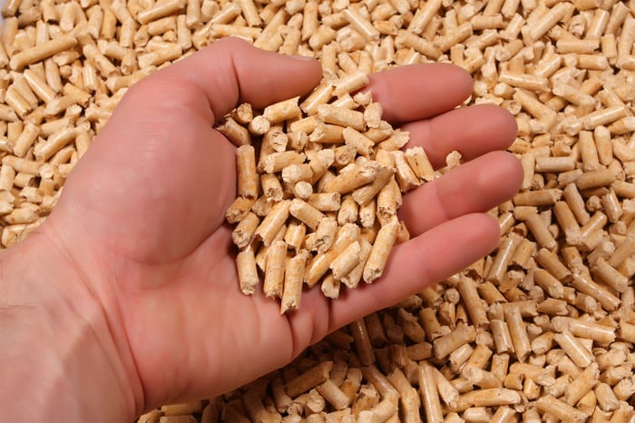 Viên nén gỗ wood pellets