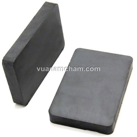 Nam châm Ferrite viên 75x50x10mm