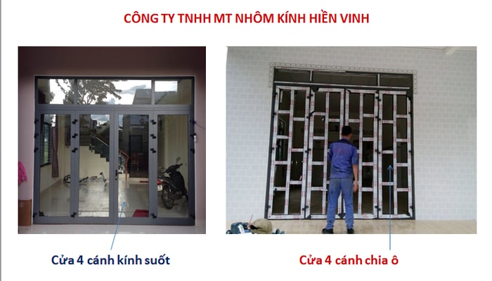 Cửa 4 cánh