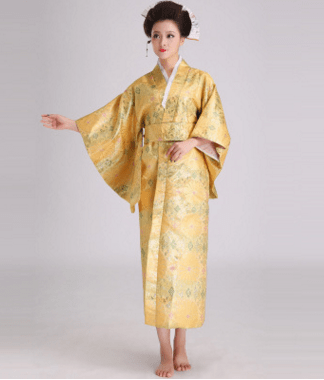 Vải lụa Kimono