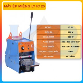 Máy ép miệng ly