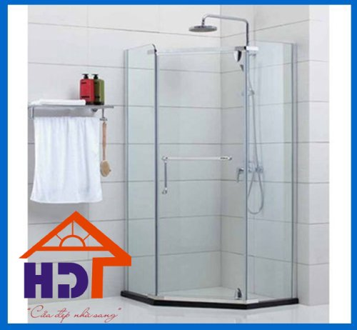 Cửa kính cường lực toilet