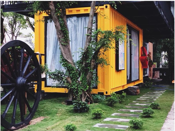 Container lắp ghép làm Homestay