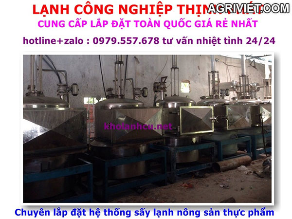 Lắp đặt hệ thống sấy lạnh nông sản