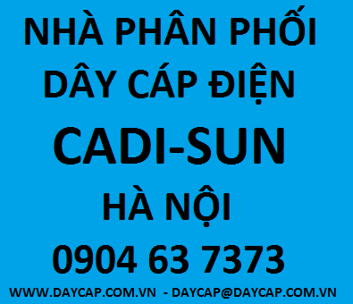 Nhà phân phối dây cáp điện CADISUN