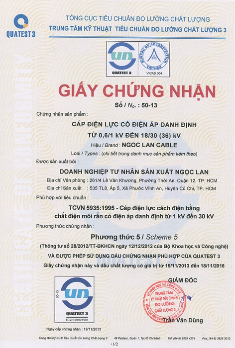 Giấy chứng nhận