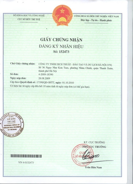 Giấy chứng nhận