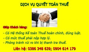 Dịch vụ thuế