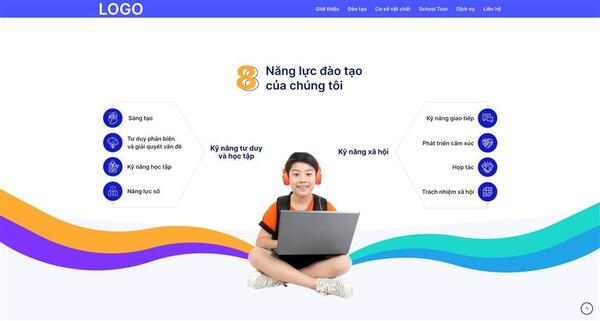 Tạo landing page tuyển sinh