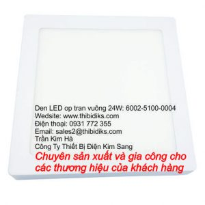 Đèn LED ốp trần vuông