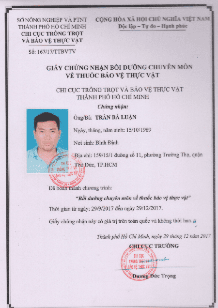 Chứng nhận