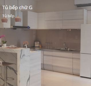 Tủ bếp chữ G