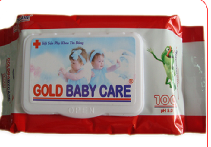 Khăn ướt Gold baby care 100 tờ