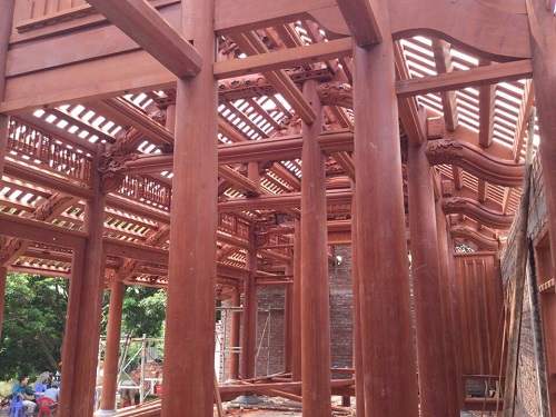 Nhà gỗ lim Nam Phi 5 gian
