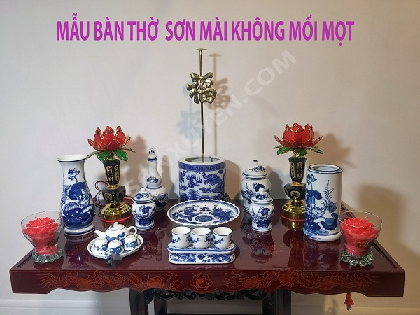 Bàn thờ gỗ sơn mài