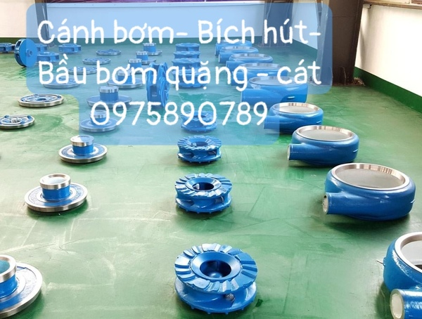 Cánh bơm - Bích hút - Bầu bơm quặng, cát