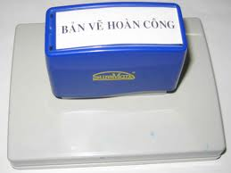 Dấu bản vẽ hoàn công