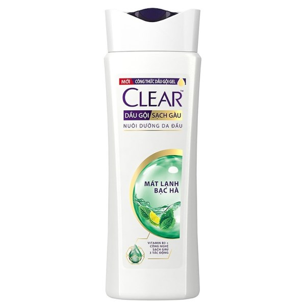 Dầu gội mát lạnh bạc hà Clear