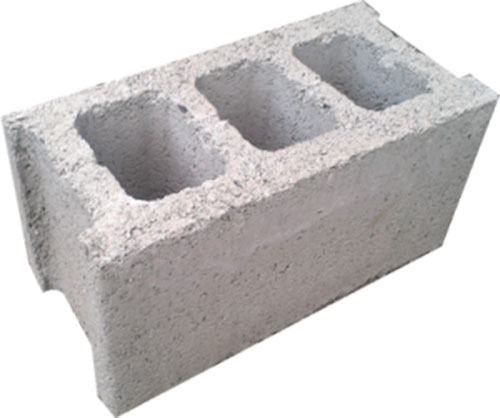 Gạch Block 3 lỗ lớn 190x190x390