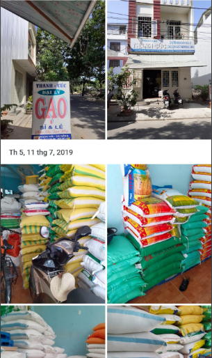 Gạo số lượng lớn