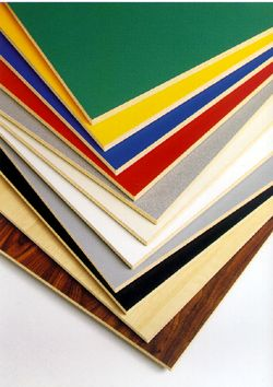 Ván MDF phủ Melamine vân màu