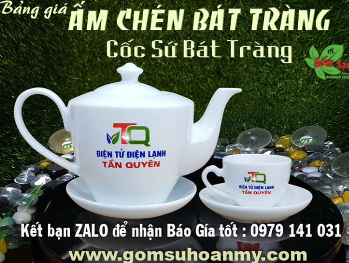 ấm chén Bát Tràng