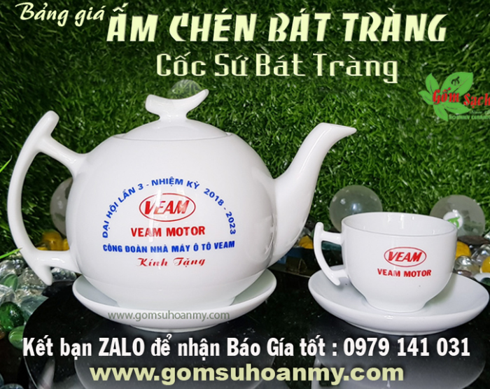 ấm chén Bát Tràng