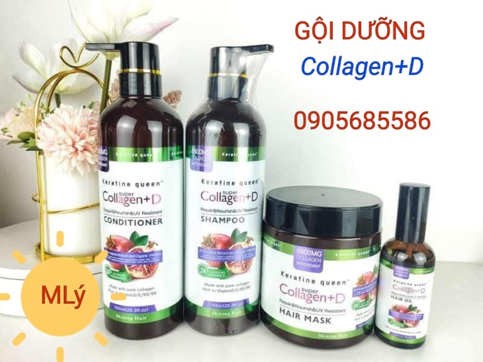 Bộ dầu gội colagen