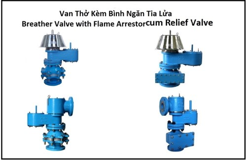 Van thở kèm bình ngăn tia lửa KSPC