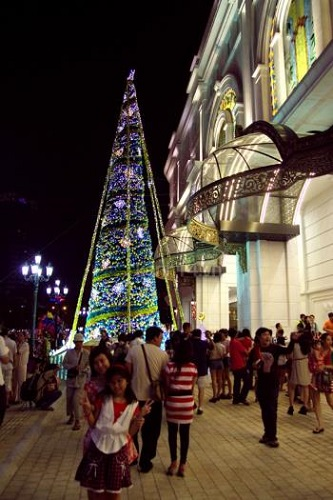 Mô hình cây thông noel