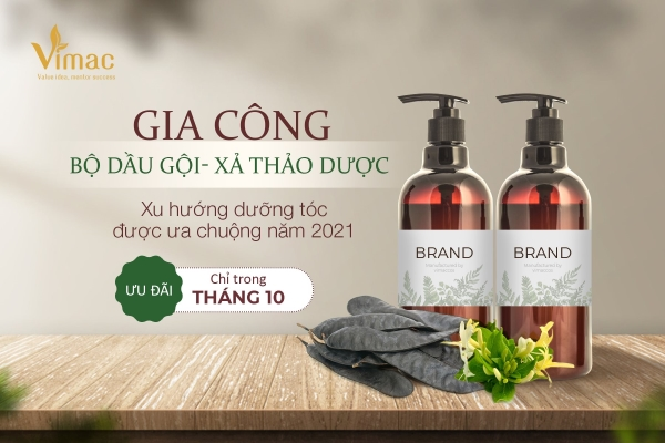 Gia công bộ dầu gội - xả thảo