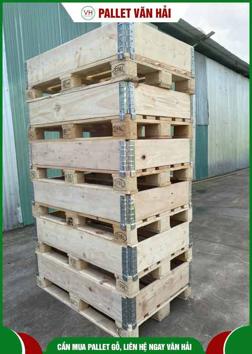 Khung pallet cổ áo cho pallet euro