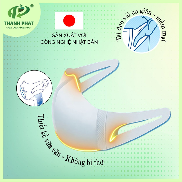 Khẩu trang 3D Hello Mask-Japan