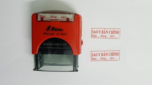 Khắc dấu sao y bản chính