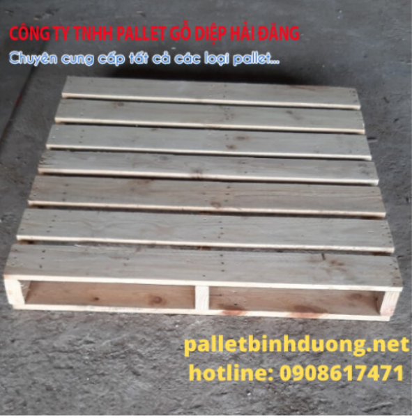 Pallet gỗ 2 hướng nâng