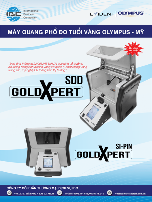 Máy quang phổ đo tuổi vàng GoldXpert