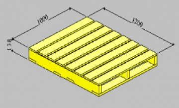 Pallet gỗ đố chồng lên nhau