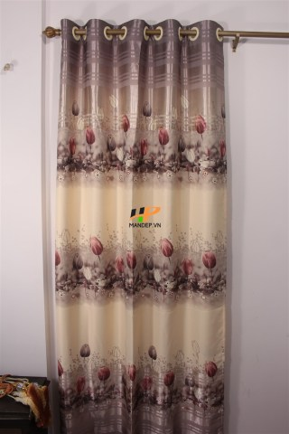 Rèm vải gấm lụa Print