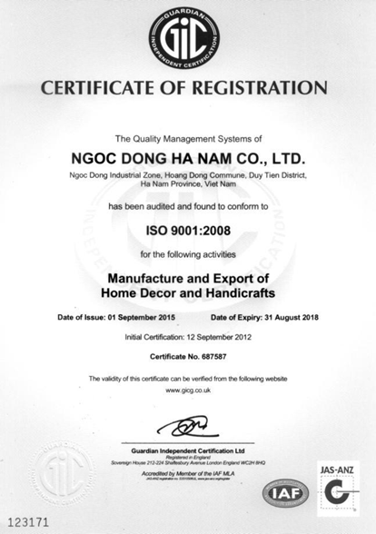 Chứng chỉ, chứng nhận