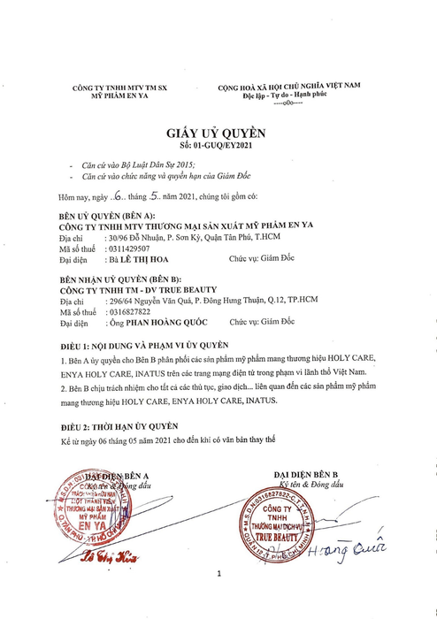 Giấy ủy quyền