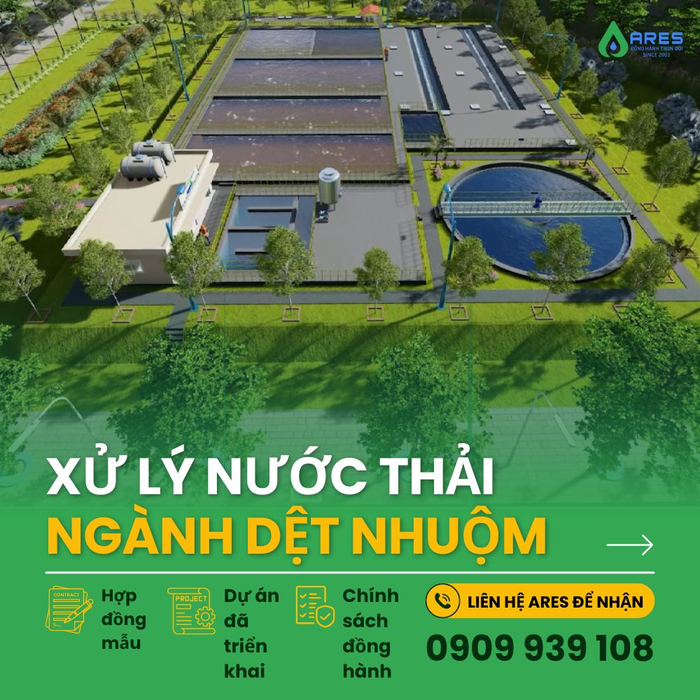 Hệ thống xử lý nước thải dệt nhuộm