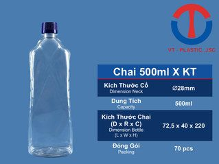 Chai nhựa PET đựng nước rửa bát