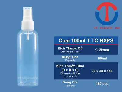 Chai nhựa PET xịt phun sương